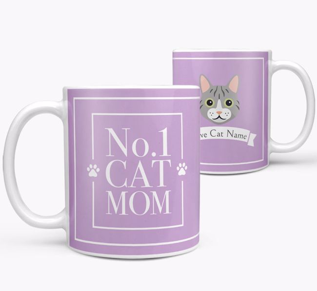 No.1 Mom: Personalized {breedCommonName} Mug